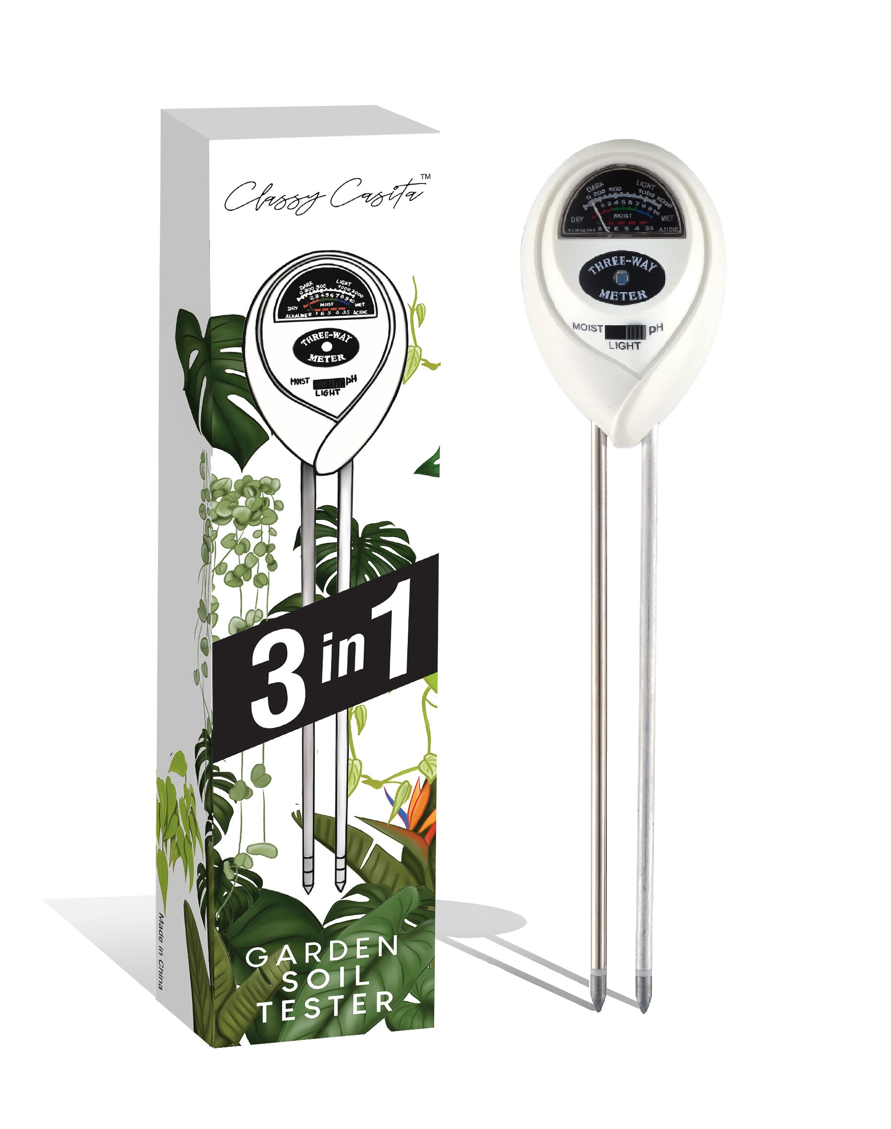 Take Care of Your Plant with Soil Gardening Moisture Meter- Classy Casita
