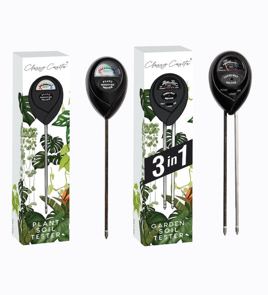 Plant & Garden Care Soil Meter Bundle (Black)