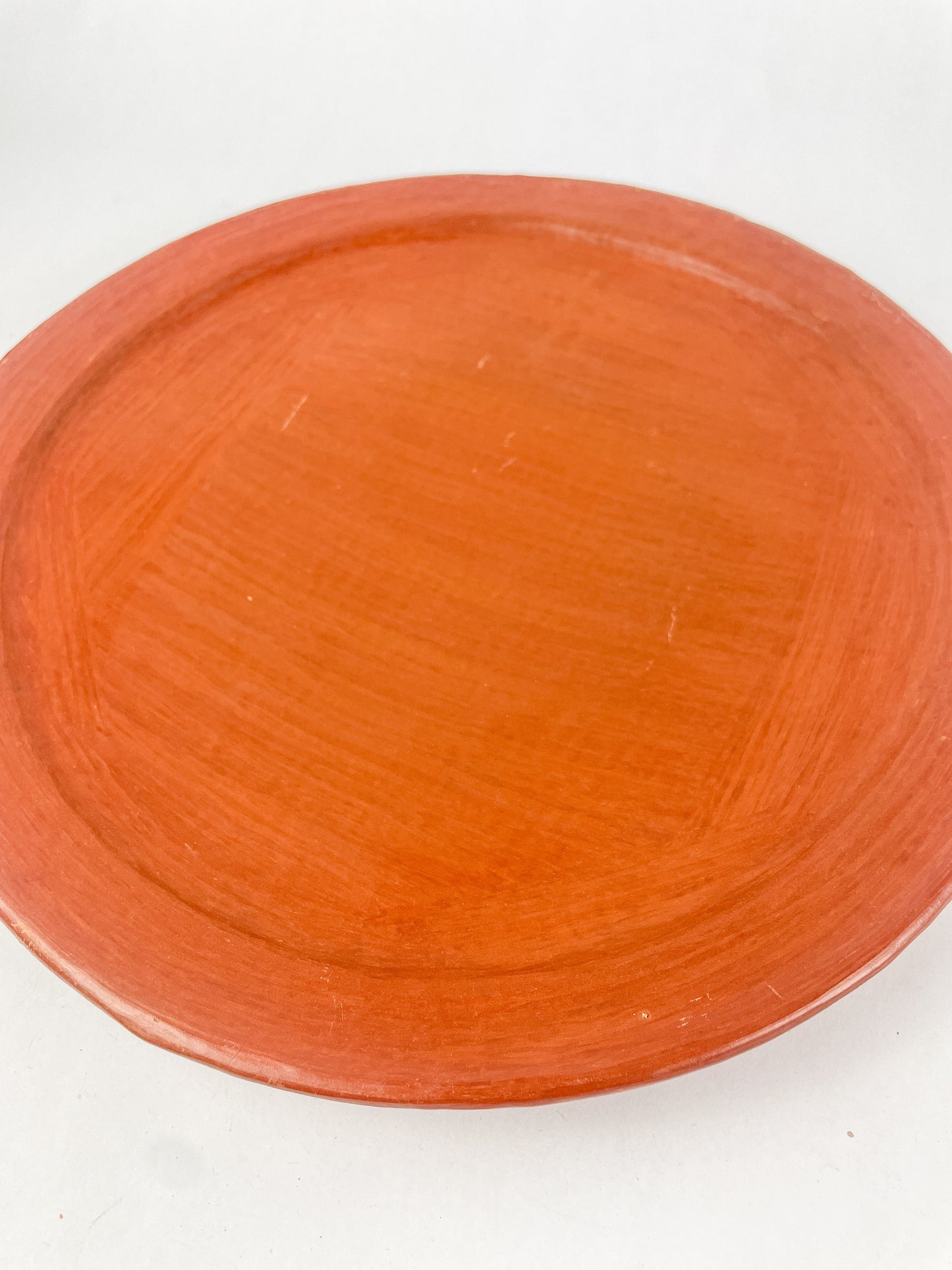 Oaxaca Red Clay Pottery 4Pc Set Plates And Clay Bowls Mexican Red Clay Pottery  San Marcos Tlapazola Red Clay Pottery Plato Barro