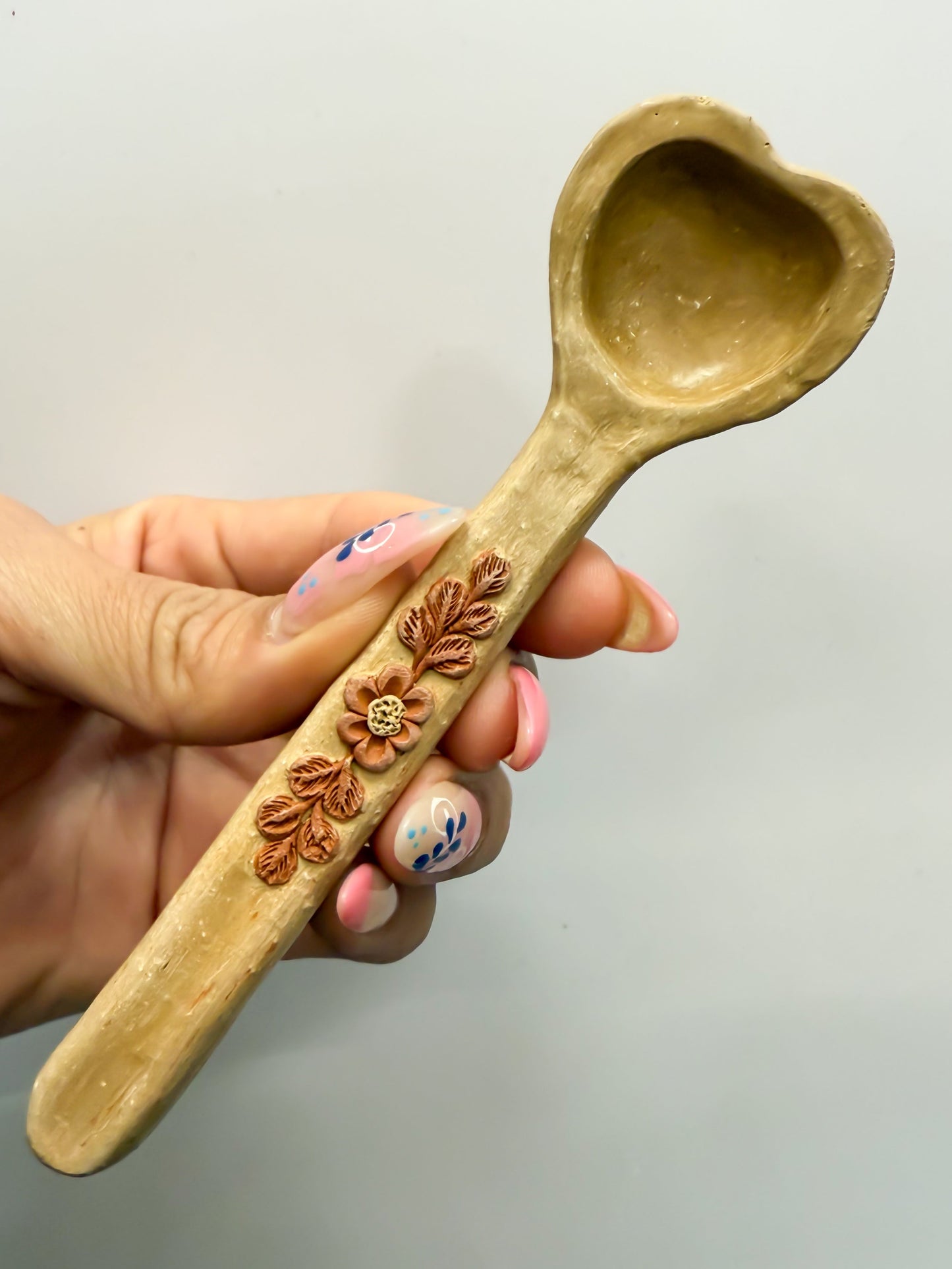 Velasco Oaxaca Pottery Spoon Clay Spoon Oaxacan Pottery Atzompa Pottery