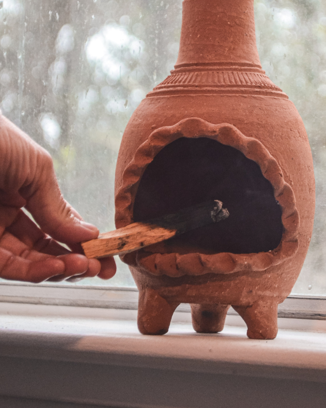 Mini chimney for incense chimenea miniatura para incienso mexican