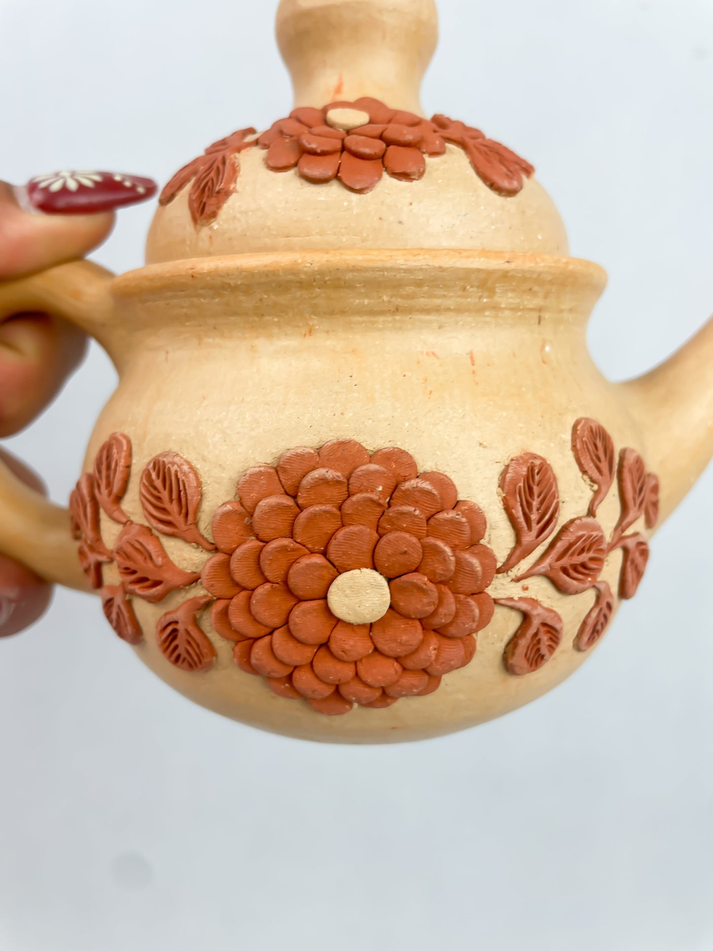 Velasco Oaxaca Pottery Tetera Mexican Tea Pot  Oaxacan Pottery