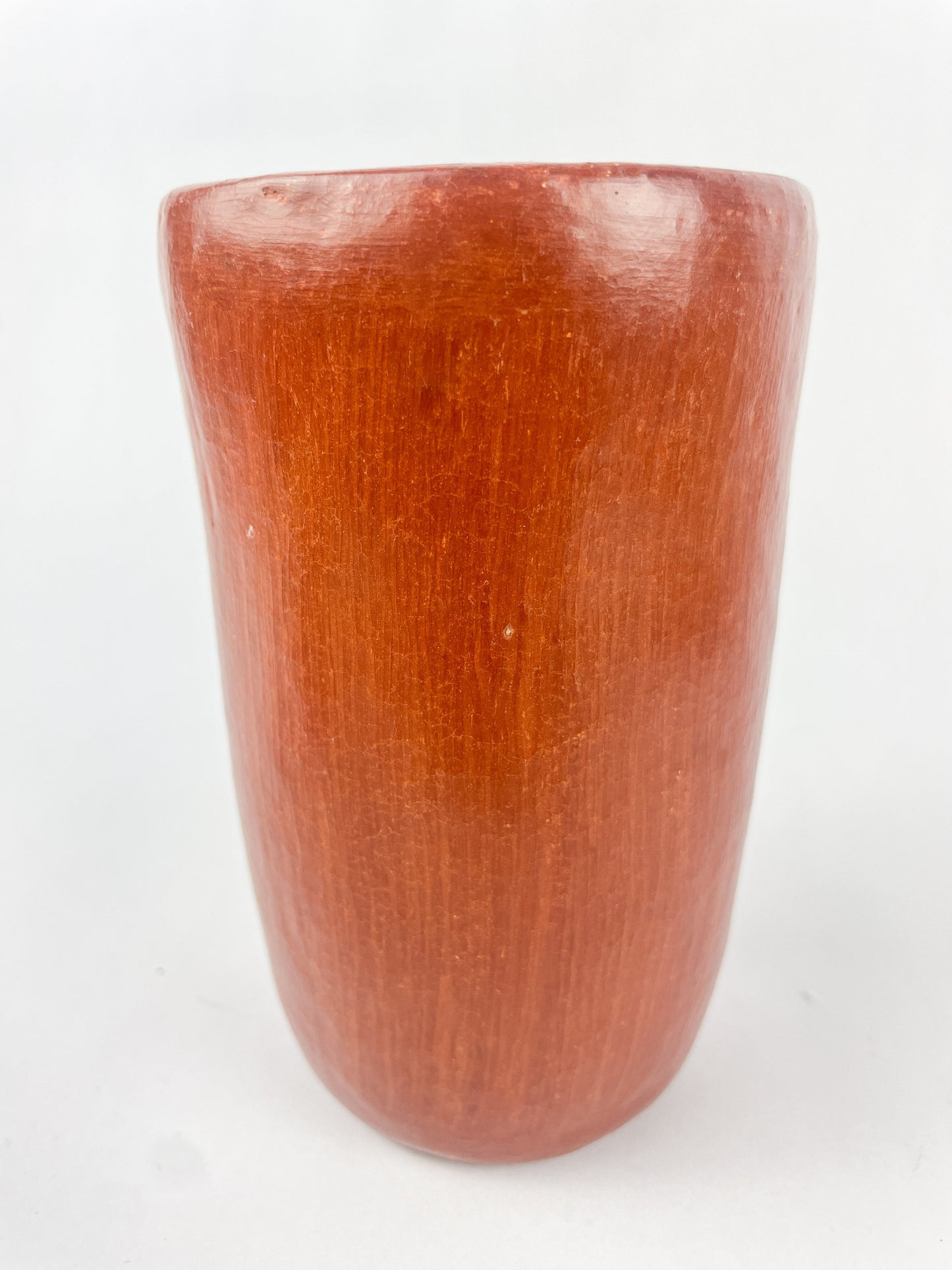 Oaxaca Red Clay Pottery Cups Set of 2 Tumblers Vasos Barro Mexican Red Clay Pottery Oaxaca Clay Pottery San Marcos Tlapazola Red Clay Pottery