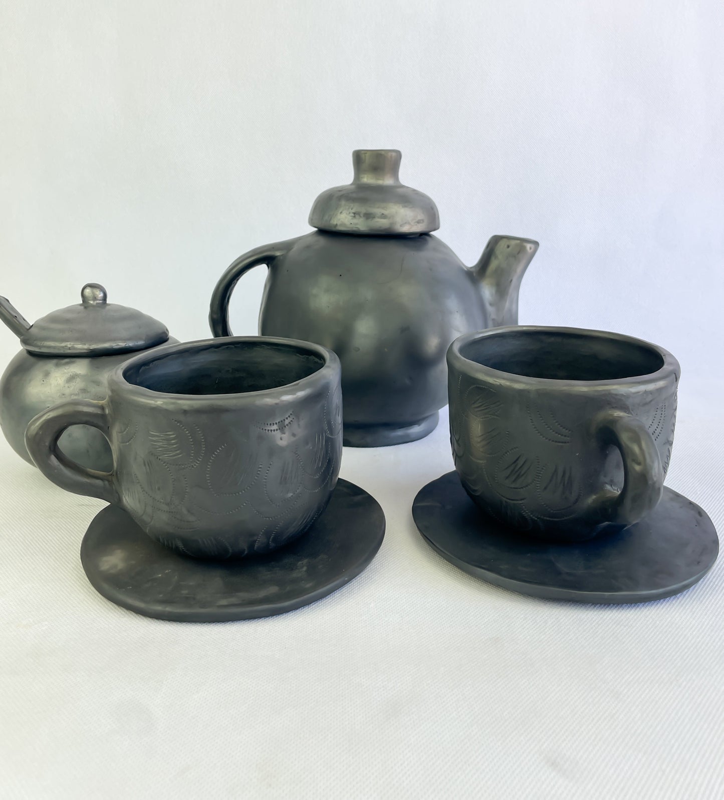 Oaxaca Black Clay Oaxaca Tea Pot – Tetera de Barro Negro