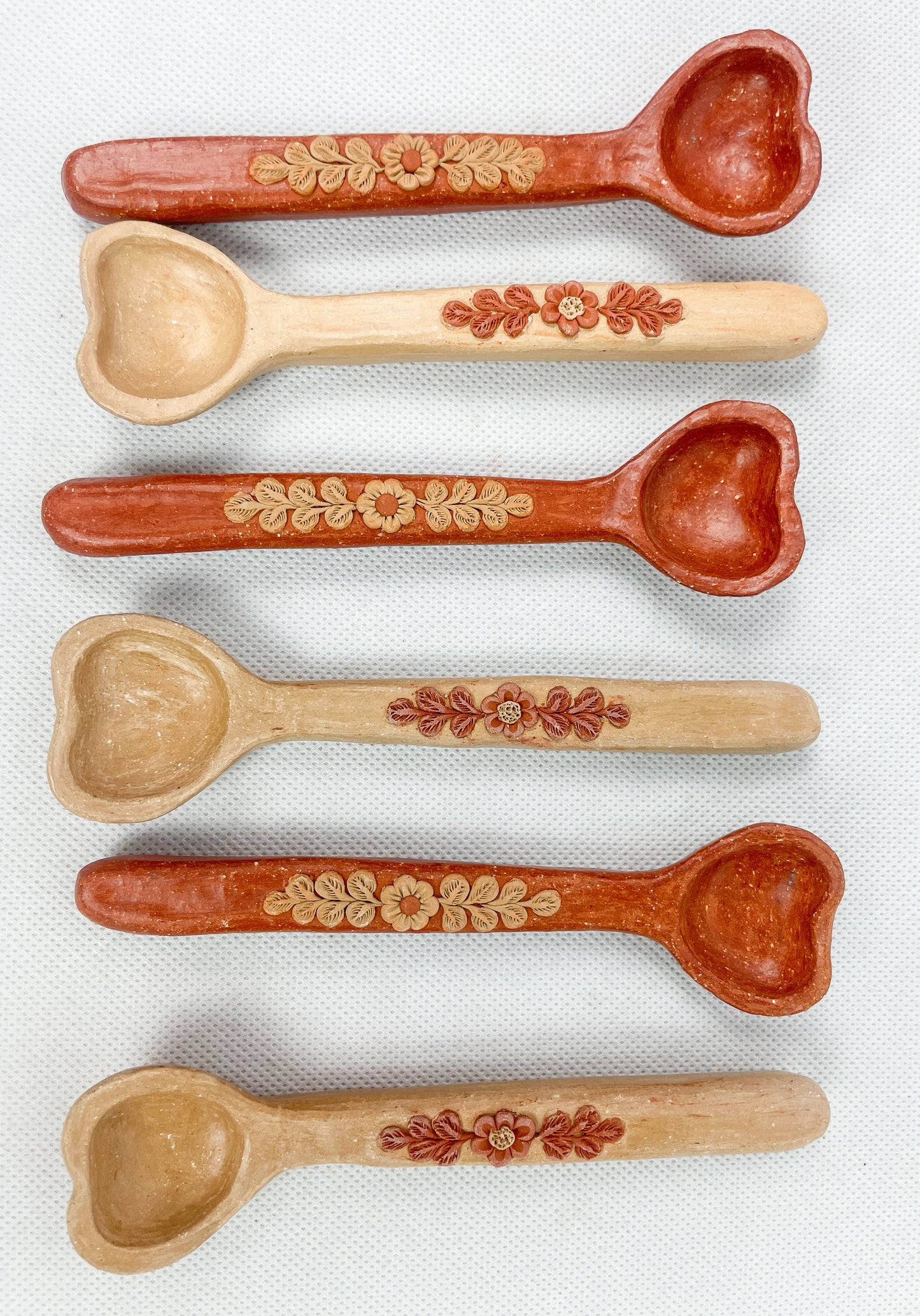 Velasco Oaxaca Pottery Spoon Clay Spoon Oaxacan Pottery Atzompa Pottery