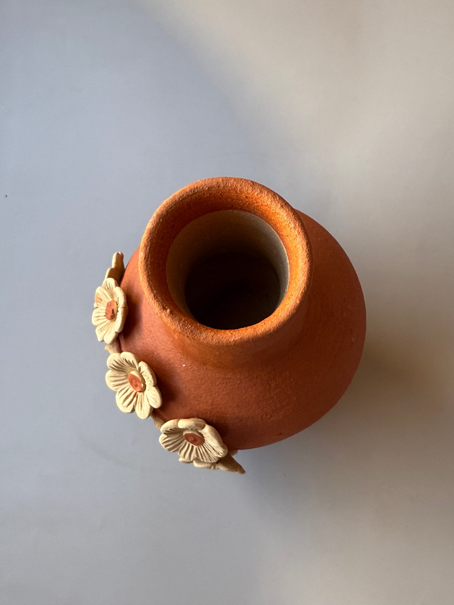 Colores Del Suelo Oaxaca Pottery Mini Chimenea Barro Bordado Mini Chimney