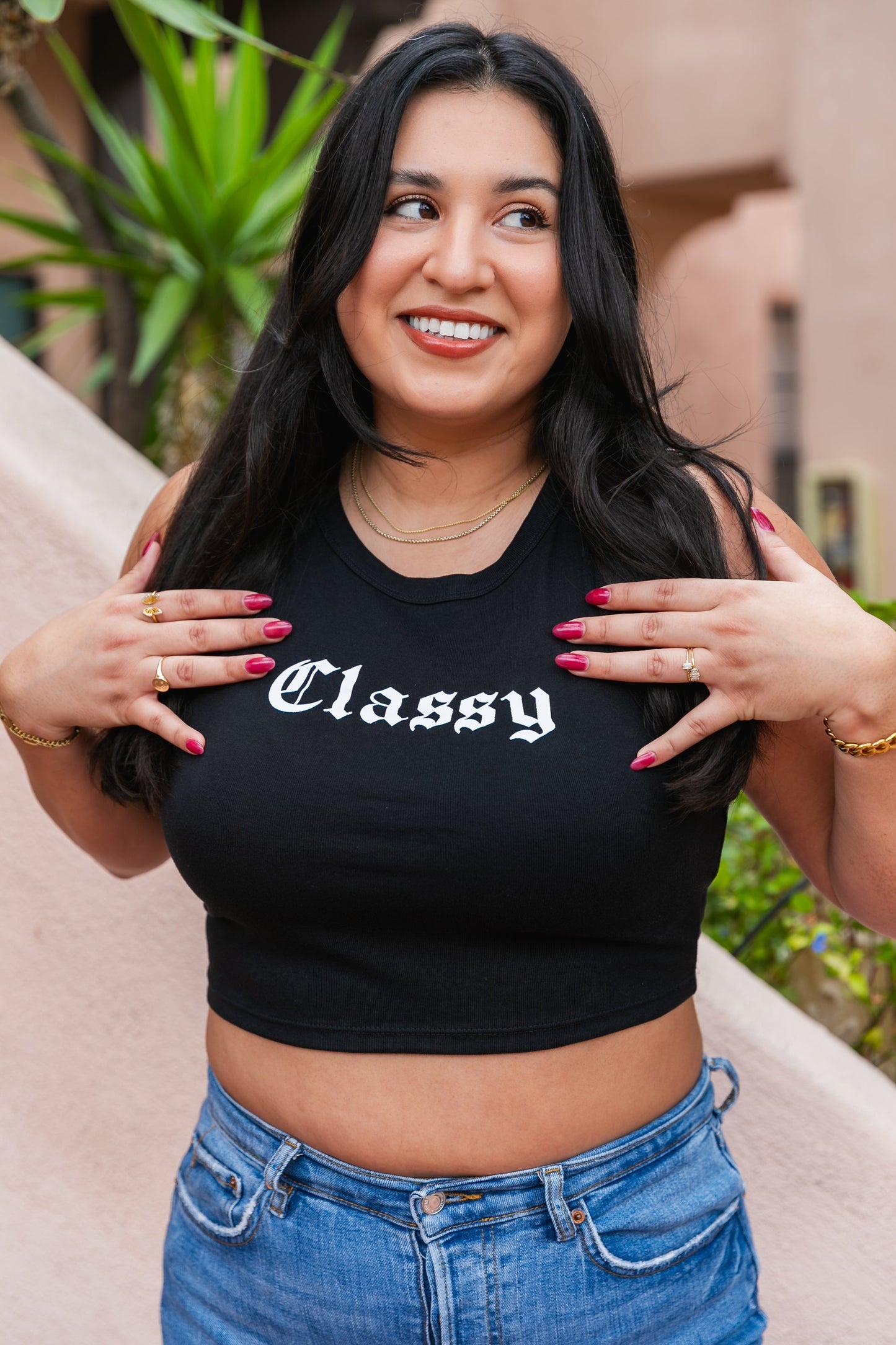 Classy Black Tank
