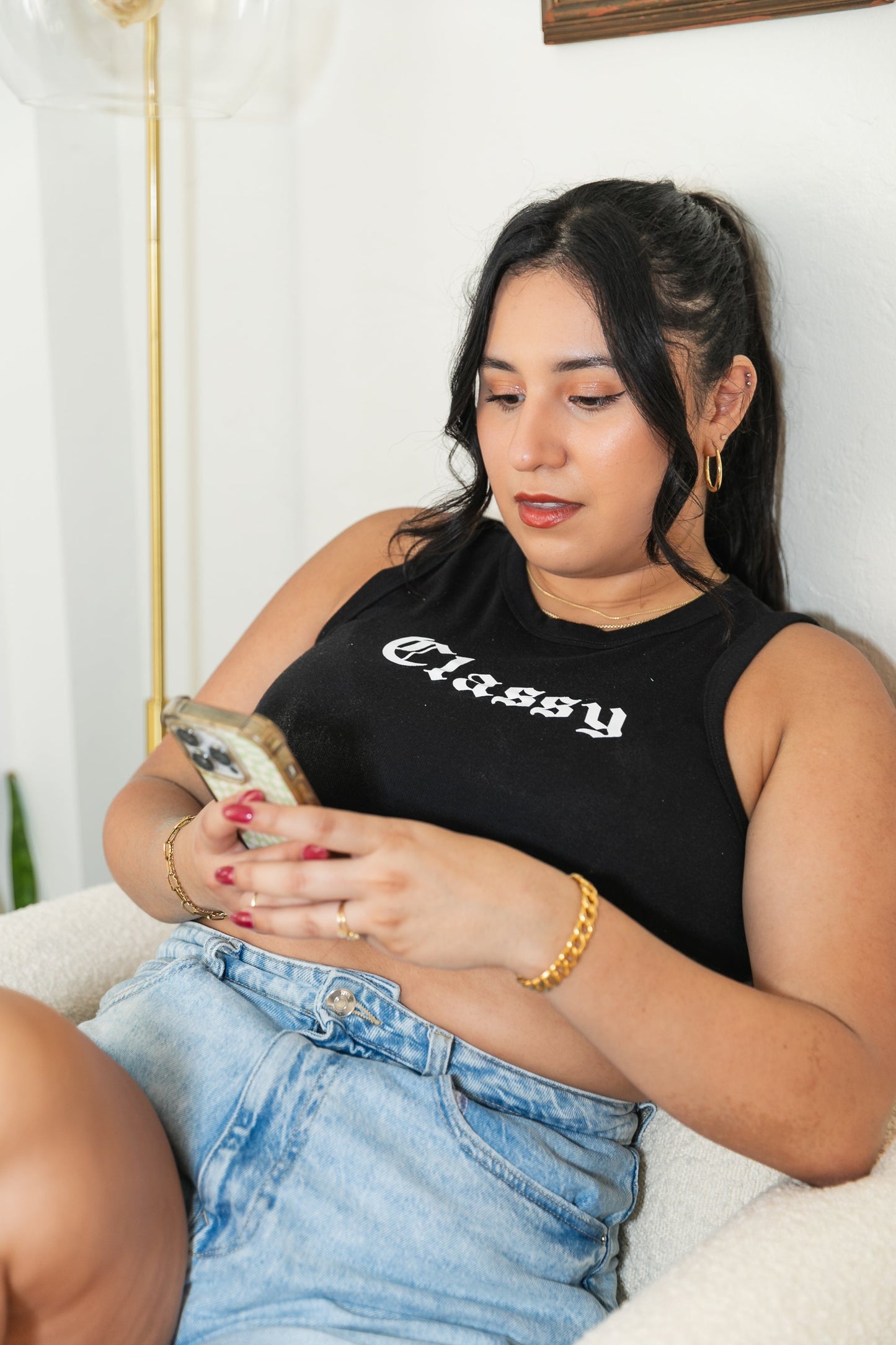 Classy Black Tank