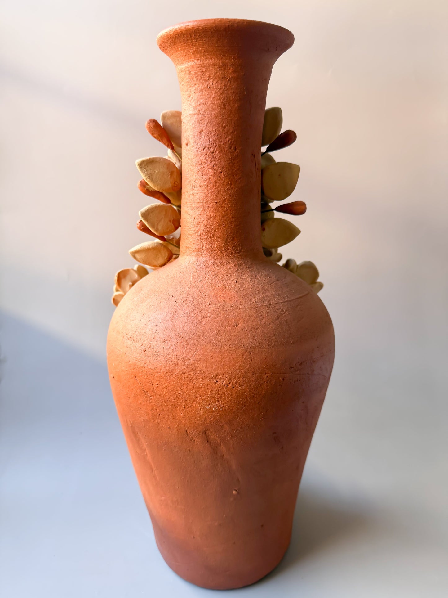 Colores Oaxaca Pottery Large 16" Chimenea Barro Bordado Chimney