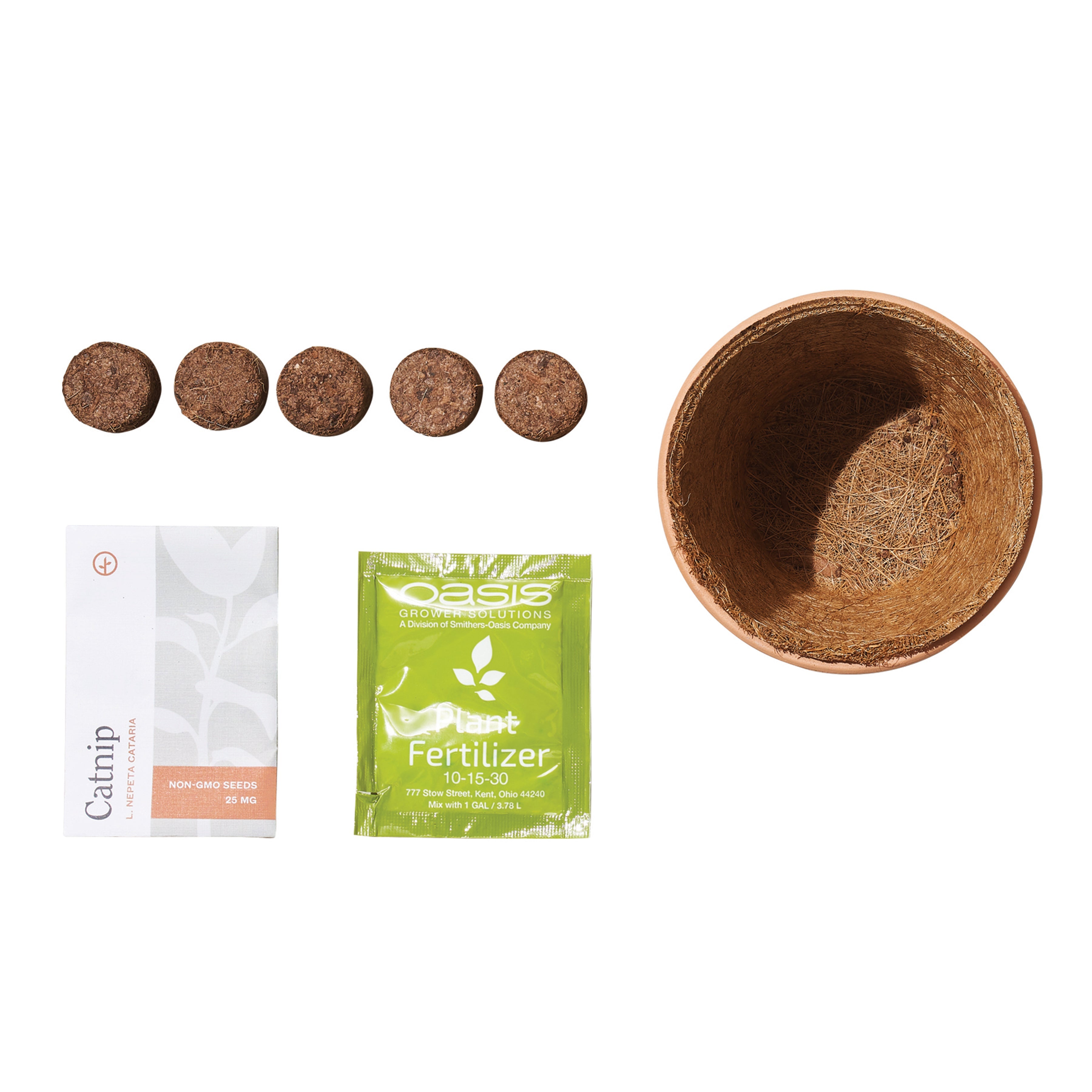 oasis plant fertilizer 10-15-30 Pet Tiny Terracotta Grow Kits – Classy Casita