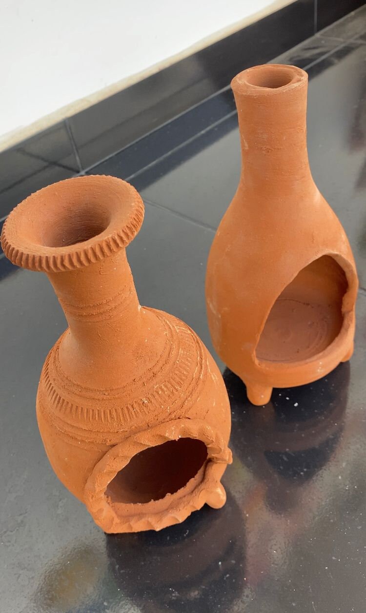 Mini chimney for incense chimenea miniatura para incienso mexican