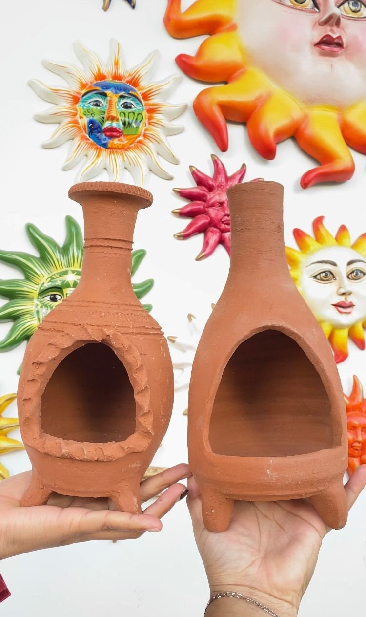 Mini chimney for incense chimenea miniatura para incienso mexican