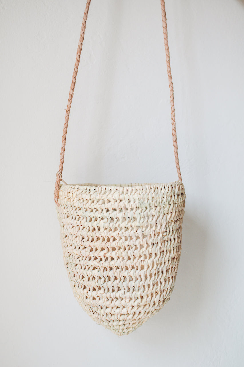 Open Weave Dome Hanging Basket